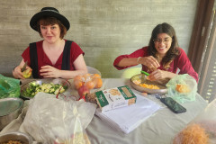21-Agathe-and-Jiya-preparing-French-dessert-for-Salon